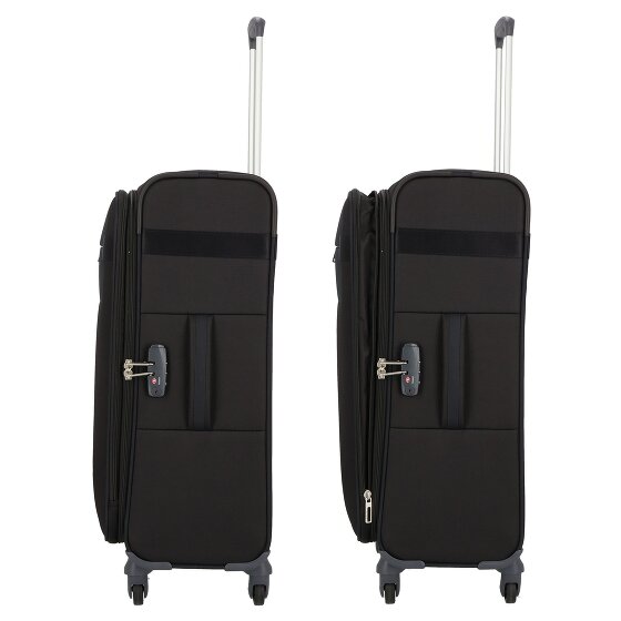 Samsonite Citybeat 4 wielen Kofferset 3-delig met uitbreidingsplooi