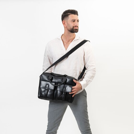 Farmhood Memphis Koffer Leer 39 cm Laptop compartiment