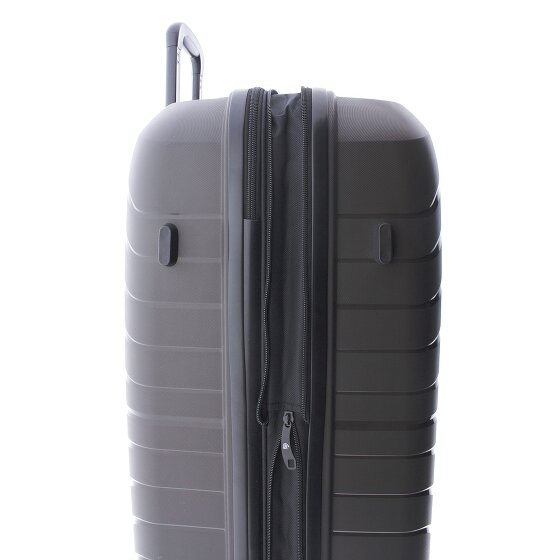 Gladiator 3400 4 wielen Trolley 76 cm met uitbreidingsplooi