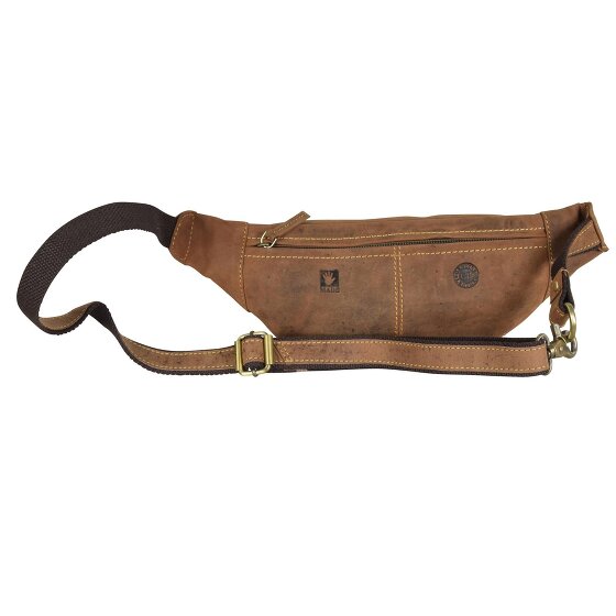 Greenburry Vintage heuptasje leer 36 cm