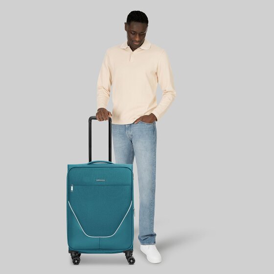 Stratic taska 4-wiel trolley M 65 cm met uitvouwbare plooi