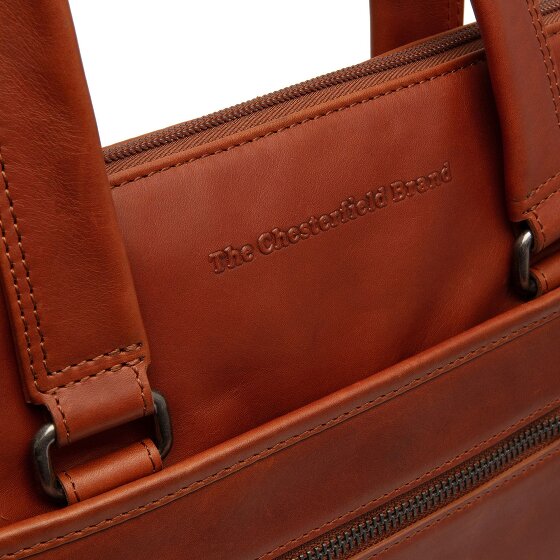 The Chesterfield Brand Elvas Koffer Leer 40 cm Laptop compartiment