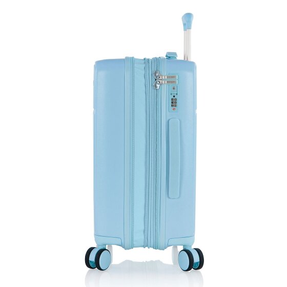 Heys Pastel 4 wielen Cabinewagen S 53 cm met uitbreidingsplooi