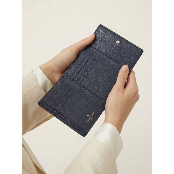 Lazarotti Bologna leer XL portemonnee met ritsvak leer 14 cm