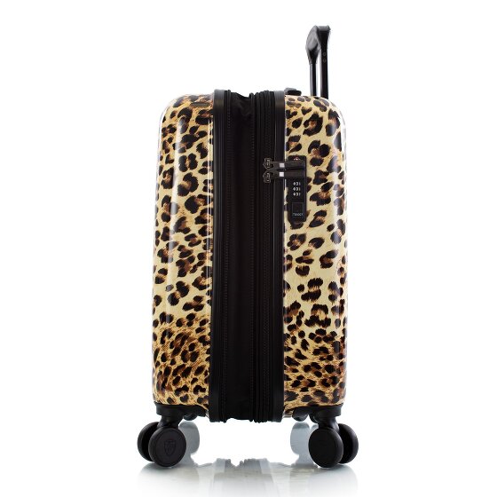 Heys Black Camo 4 wielen Cabinewagen S 53 cm met uitbreidingsplooi