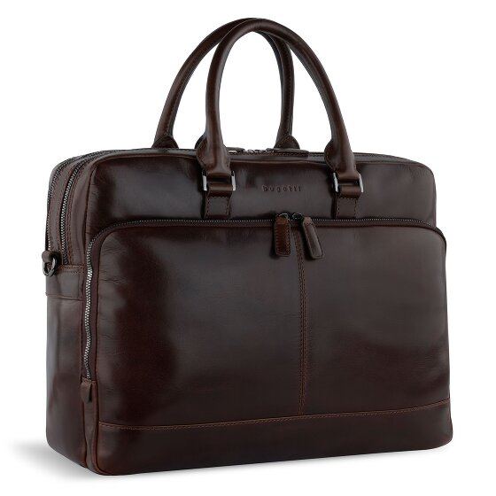 bugatti Romano Koffer Leer 40 cm Laptop compartiment