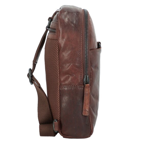 Spikes & Sparrow Bronco Schoudertas Leer 17,5 cm