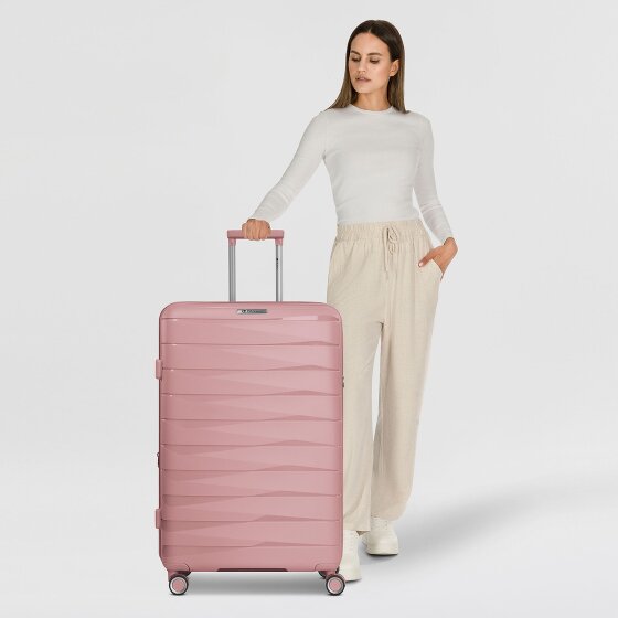 Franky London 4 wielen Trolley L 74 cm met uitbreidingsplooi