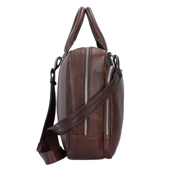 Plevier Vintage Bill Koffer Leer 40 cm Laptop compartiment