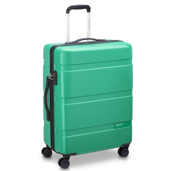 Delsey Paris x United Colors of Benetton Now Hardside 4-wiel kofferset 3-delig met stretch vouw