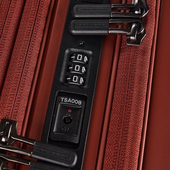 Piquadro PQ-Light 4 wielen Cabinewagen S 56 cm Laptopvak met uitbreidingsplooi