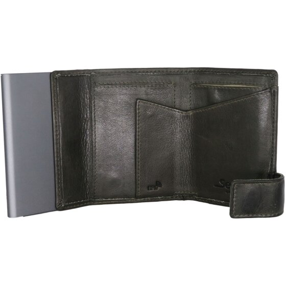 SecWal SecWal 2 Creditcard etui Portemonnee RFID Leer 9 cm