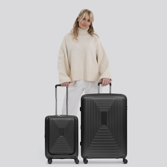 Redolz Essentials 14 4-wiel kofferset 2 stuks laptopvak met rekbare vouw