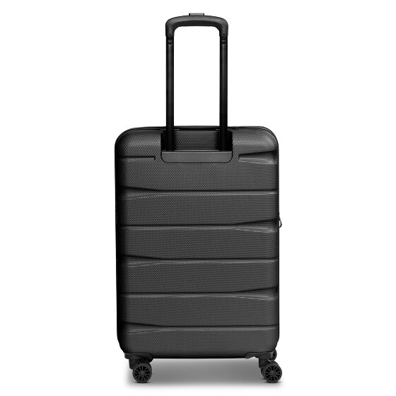 Franky Munich 4.0 4-wiel trolley M 66 cm met uitbreidingsplooi