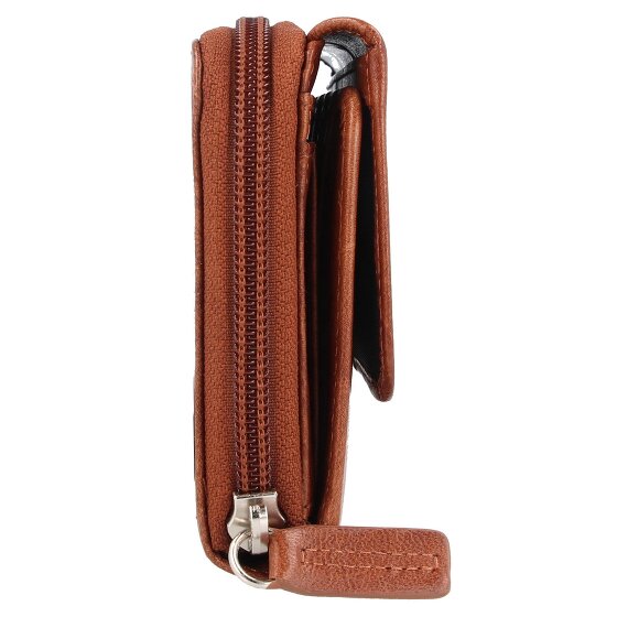 mano Donna Aurona Portemonnee RFID Leer 18 cm