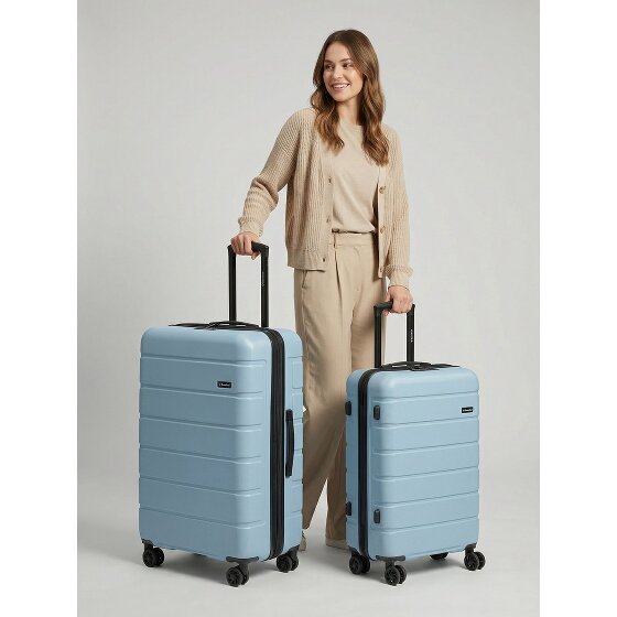 Saxoline Miami 4 wielen Kofferset 2-delig met uitbreidingsplooi