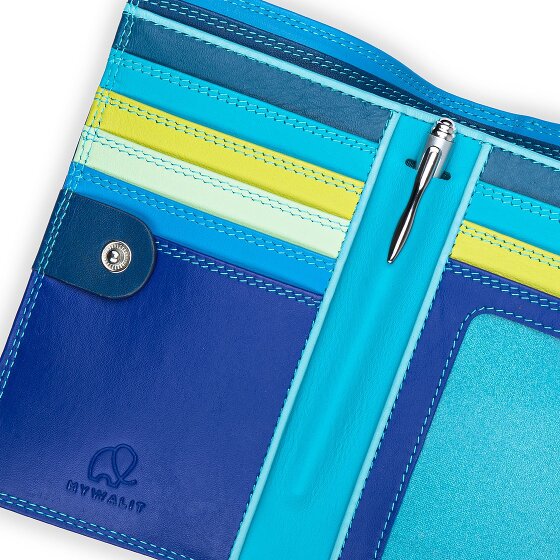 Mywalit Portemonnee RFID-bescherming Leer 8 cm