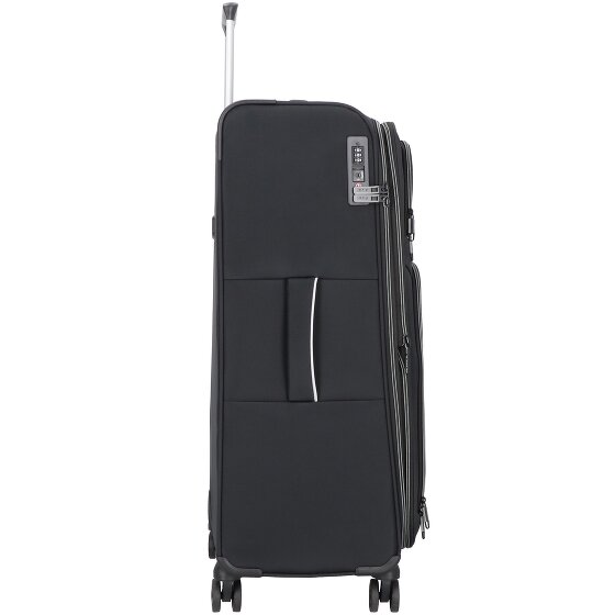 d&n Travel Line 9204 4 wielen Trolley L 76 cm met uitbreidingsplooi