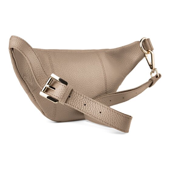 Lazarotti Bologna leer Fanny pack met dubbele rits, crossbody, leer, 25 cm