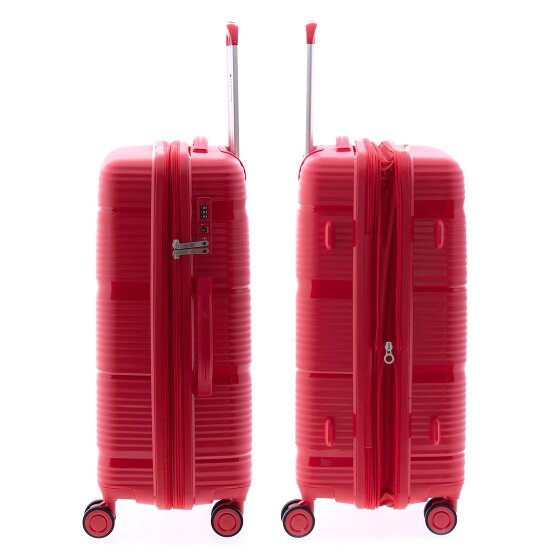Gladiator 0800 4 wielen Trolley 65 cm met uitbreidingsplooi