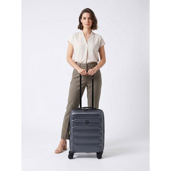 Delsey Paris Meteor 4 wielen Cabinewagen 55 cm met uitbreidingsplooi