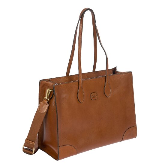 Bric's Volterra Shopper Tas M Leer 40.5 cm Laptop compartiment
