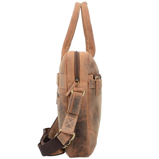 Greenburry Vintage aktetas Leer 41 cm Laptop compartiment