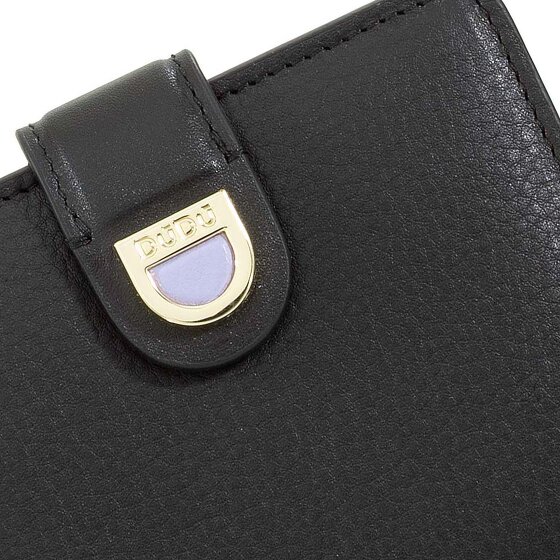 DuDu Skyline Portemonnee RFID-bescherming Leder 11 cm