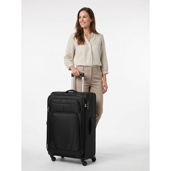 Wenger Beaumont 4 wielen Trolley L 78 cm met uitbreidingsplooi