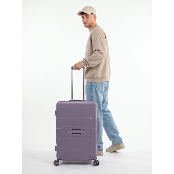 Heys ReNew 4 wielen Trolley M 66 cm met uitbreidingsplooi