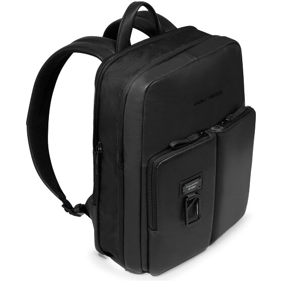 Piquadro Harper Dagrugzak Leer 38 cm Laptop compartiment