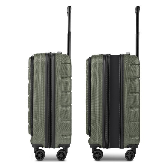 Franky Munich 4.0 4 wielen Cabinewagen 55 cm Laptopvak met uitbreidingsplooi