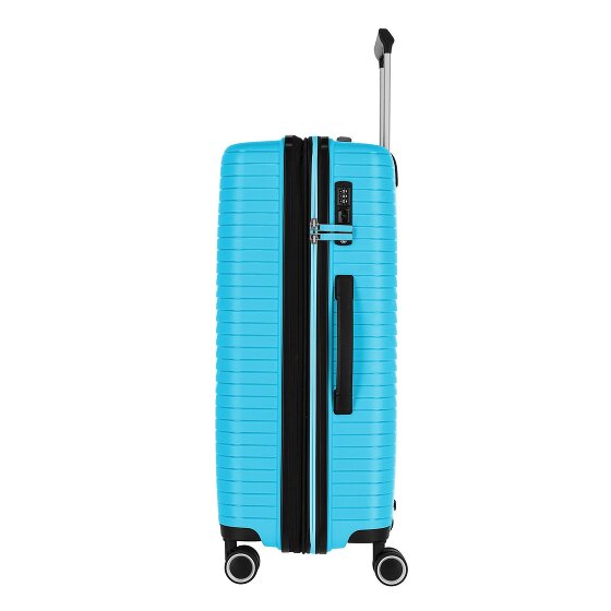 Travelite Orbita 4 wielen Trolley 67 cm met uitbreidingsplooi