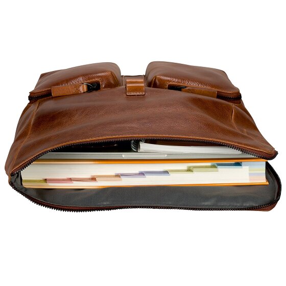 Leonhard Heyden Porto Schoudertas Leer 32 cm