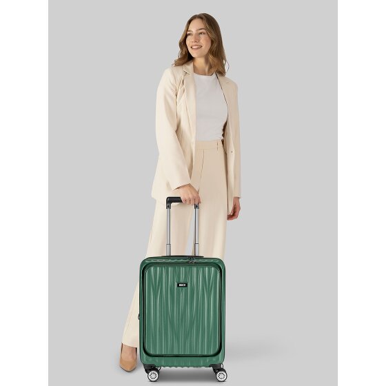 Bric's Cervia 2.0 4 wielen Cabinewagen S 55 cm Laptop compartiment met uitbreidingsplooi