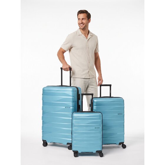 Bergpfeil Travel 4 wielen Kofferset 3-delig met uitbreidingsplooi