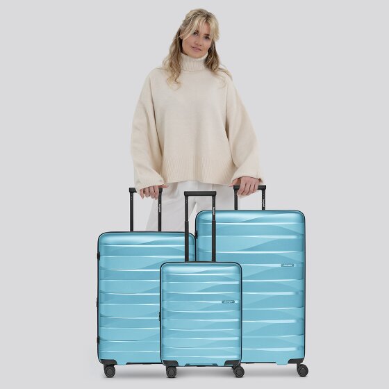 Bergpfeil Travel 4-wiel kofferset, 3-delig, met rekbare vouw