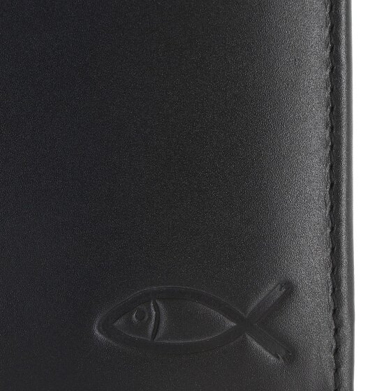 oxmox Leather Portemonnee RFID-bescherming Leder 13 cm