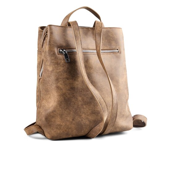 Desigual Valentine Camel Stad rugzak 30 cm