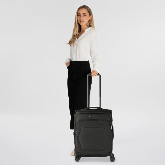 Samsonite Spark Sng Eco 4 wielen Cabinewagen 55 cm met uitbreidingsplooi