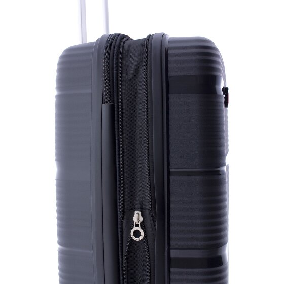 Gladiator 0800 4 wielen Trolley 55 cm met uitbreidingsplooi