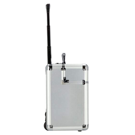 Dermata Aluminium Pilotentrolley met 2 wielen, 48 cm, laptopvak