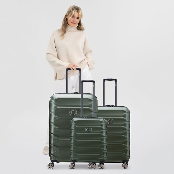 Delsey Paris Meteor 4 wielen Kofferset 3-delig met uitbreidingsplooi