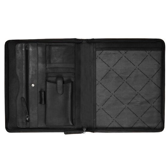 The Chesterfield Brand Wax Pull Up Schrijfmap Leer 22 cm
