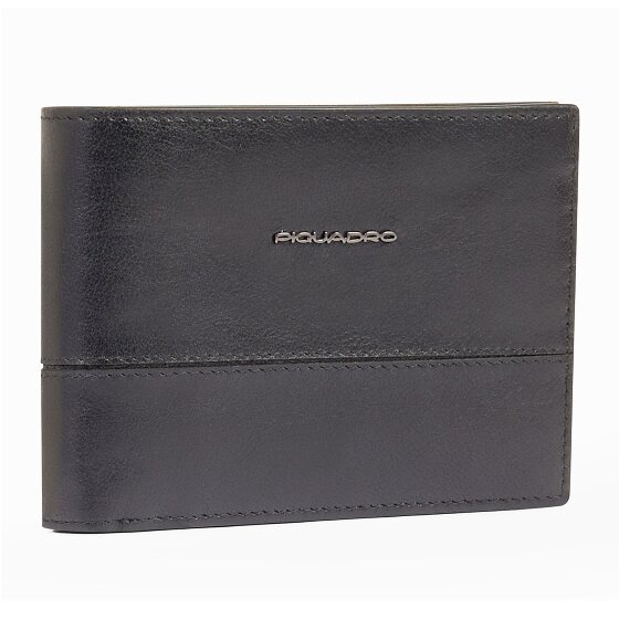 Piquadro Philip Portemonnee RFID-bescherming Leer 12.5 cm