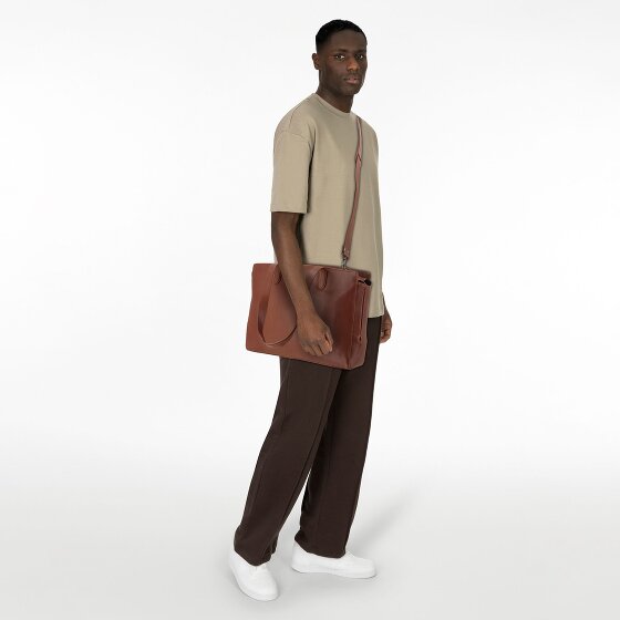 Plevier Power Shopper Tas Leer 41 cm Laptop compartiment