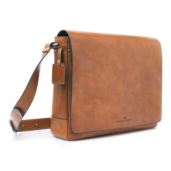 Castelijn & Beerens Mark Aktetas Messenger RFID-bescherming Leer 39 cm Laptop compartiment