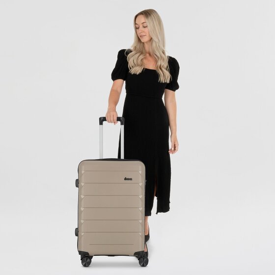 d&n Travel Line 4100 4 wielen Trolley M 64 cm