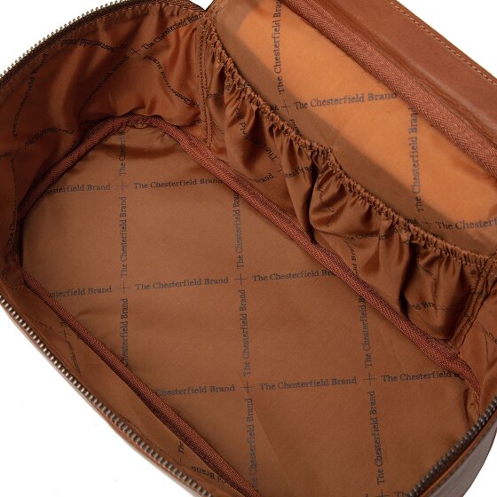 The Chesterfield Brand Wax Pull Up Toilettas Leer 29 cm