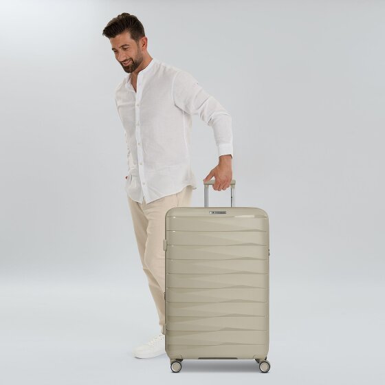 Franky London 4 wielen Trolley L 74 cm met uitbreidingsplooi